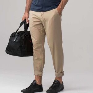 Lululemon Mens Commission‎ Pants Size 38 Khaki